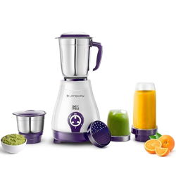Longway Mix Pro 550 Watt Mixer Grinder with 4 Jars for Grinding, Mixin