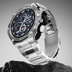 Fire-Boltt Assault Rugged Smartwatch  1.5 HD Display, Bluetooth Calling, 600mAh Battery, Compass, Heart Rate & SpO2 Monitoring, 7-10 Days Battery Life, Heavy Metal Sports Design