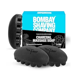 Bombay Shaving Company Charcoal Massage Soap100g | Pack of 3
