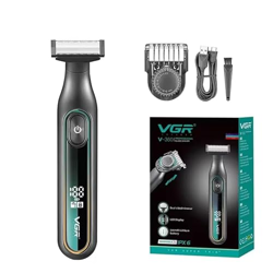 VGR V-360 Digital Display Cordless Dual Sided OneBlade Trimmer & Shave
