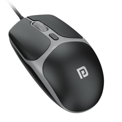 Portronics Toad 103 Wired Optical Mouse with 2400 DPI, Plug & Play, Am