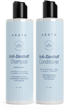 ARATA Dandruff Detox Duo|Anti-Dandruff Shampoo & Conditioner|Normal-Oi