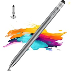 Case-Magic 2 in 1 Universal Stylus Pen with Fine Point Disc Tip+ Rubbe