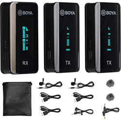 BOYA BY-XM6 S2 2.4GHz Dual Wireless Lavalier Microphone System for You