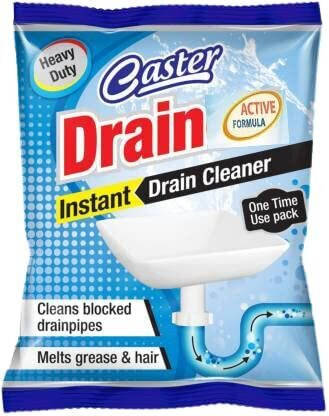 caster drainex instant Powder Drain Opener(200 g, Pack of 4)