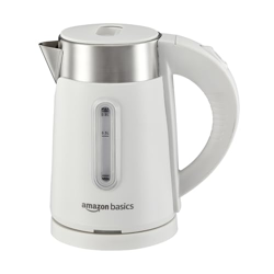 Amazon Basics 0.8 Litre Electric Kettle | 800W | 360 Swivel Base | Led Indicator | Dry Boil Protection | Auto Shut-off & Overheat Protection | Multipurpose Travel Kettle