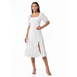 Bewakoof Square Neck A-Line Midi Dress