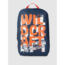 Wildcraft Unisex Navy Blue Lighter Brand Logo Print Backpack