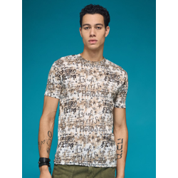 SMARTEES Typography Printed Slim Fit T-shirt