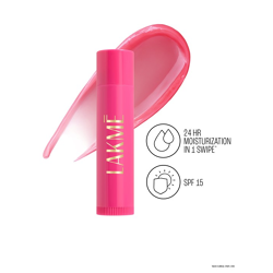 Lakme Lip Love Chapstick SPF 15 Lip Care - Strawberry