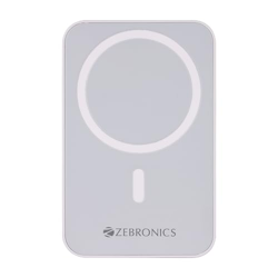 ZEBRONICS MW63 Wireless Power Bank, 10000 mAh, Rapid Charge, Magsafe, 