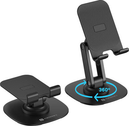 Portronics Mobot III 360 Degree Universal Mobile Stand Foldable Adjustable Mobile Holder