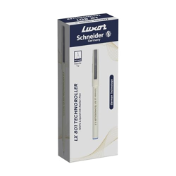 Luxor Schneider LX 801 Technoroller Roller Pen, 0.5 mm Needle Tip, 12 
