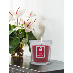 Iris Red Berry Pop Jar Candles