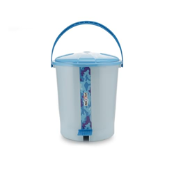 Nayasa Army Pedal Bin- 11.5 Ltrs | Dustbin with Lid | Garbage Waste Bi