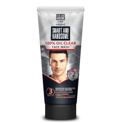 Smart And Handsome Instant Radiance Oil Clear Face Wash | All Day Oil-Free Look | Fades Pimple Marks | Reduces Blackheads | With 2% Salicylic Acid | 150GM