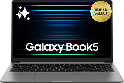 Samsung Galaxy Book5 AI Metal Intel Core Ultra 5 225U - (16 GB/512 GB SSD/Windows 11 Home) NP750XHD Thin and Light Laptop(15.6 inch, Gray, 1.55 Kg, With MS Office)