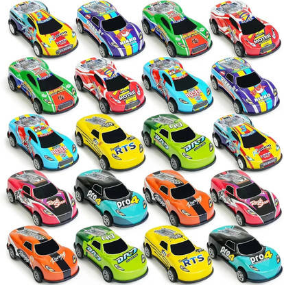 Kidzoy Unbreakable Mini Racing Pull Back Alloy Metal Diecast Car Model