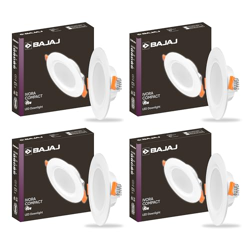 BAJAJ POLYCARBONATE IVORA COMPACT DOWNLIGHT 3-IN-1 COLOUR | 5W LED DOW