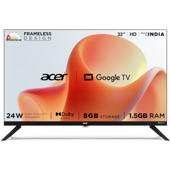 acer 80 cm (32 inches) G Plus Series HD Ready LED Smart Google TV AR32