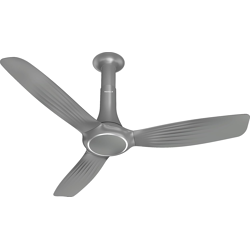 Havells 1200mm Inox BLDC Motor Ceiling Fan | Remote Controlled, High Air Delivery Fan | 5 Star Rated, Upto 60% Energy Saving, 2 Year Warranty | (Pack of 1, Slate), Silver