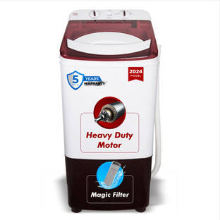 MarQ by Flipkart by Flipkart 8 kg Washer only Maroon, White