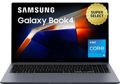 Samsung Galaxy Book4 Metal Intel Core i5 13th Gen 1335U - (16 GB/512 GB SSD/Windows 11 Home) NP750XGJ-KG2IN / NP750XGJ-LG2IN Thin and Light Laptop(15.6 Inch, Gray, 1.55 Kg, With MS Office)