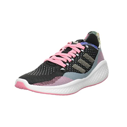 Adidas Womens Fluidflow 2.0 CBLACK/BLIORA/BLIPNK Sneaker - 4 UK (GX7290)
