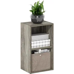 Oakcraft Multipurpose Single Cube Storage Organizer Unit Bed Side Tabl