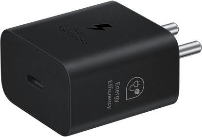 SAMSUNG Original 25W, Type C Power Adaptor compatible for all Samsung Devices (Super Fast Charge 3.0)(Black)