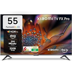 Xiaomi 138 cm (55 inch) FX Pro QLED Ultra HD 4K Smart Fire TV L55MB-FPIN