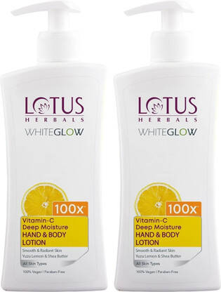 LOTUS HERBALS WhiteGlow Vitamin C Deep Moisture Hand & Body Lotion(800