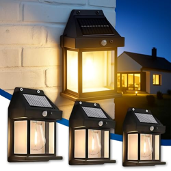 Btag Sun-Powered Wall Light Outdoor with Motion Sensor  Waterproof Ext
