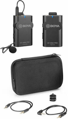 BOYA BY-WM4 Pro K1 Portable 2.4G Wireless Microphone System(One Transm