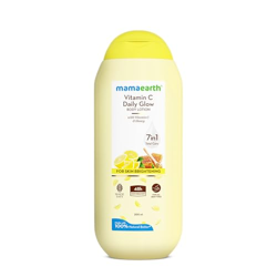 Mamaearth Vitamin C Daily Glow Body Lotion For Skin Brightening with V