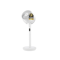 Acerpure Cozy F2 2-in-1 intelligent Pedestal and table Fan with Air Circulator|3years warranty|Energy efficient BLDC motor| 3D airflow technology|16 speed control and LED display|Whisper-quiet(White)