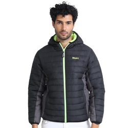 Boldfit Men's Quilted Polyester Standard Length Jacket Monsoon Winter 