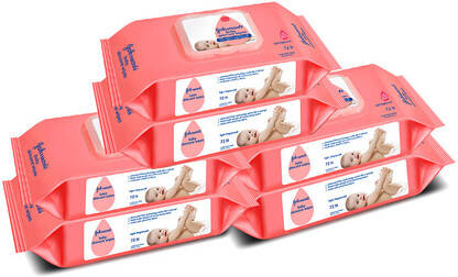 JOHNSON'S Wet Wipes | No Alcohol & Soap | 3x Moisturizing Lotion | Pre