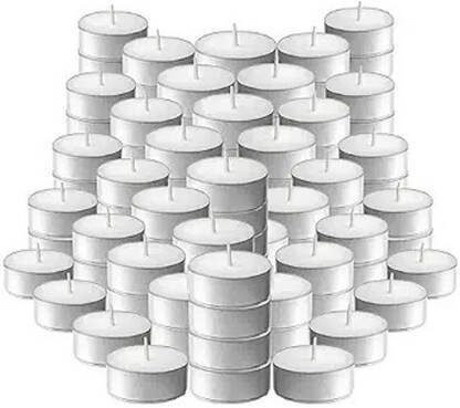 B S NATURAL Candles T Light Wax Smokeless Dripless for Home Decor Offi