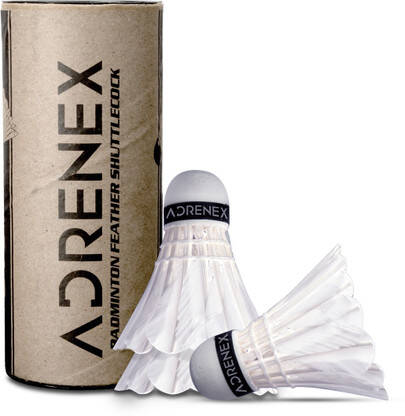 Adrenex by Flipkart S101 Feather Shuttle - White(Slow, 75, Pack of 3)