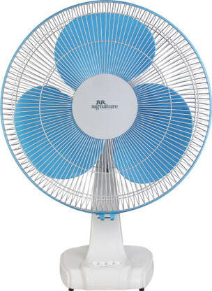RR Centaur with 2 Year Warranty 400 mm Table Fan(1 Star | Blue, White 