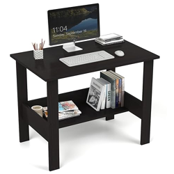 Callas Engineered Wood Computer Desk with Shelf  Modern Laptop Study T