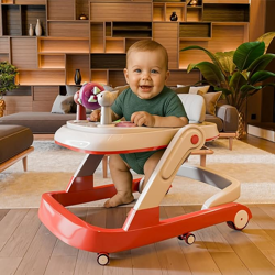 COCKATOO FIRST MOVE 3-IN-1 BABY WALKER  ADJUSTABLE HEIGHT (3 LEVELS), 