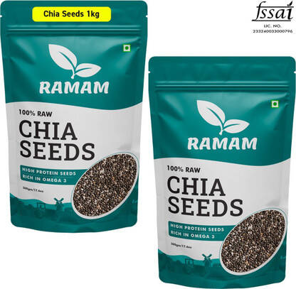 Ramam Chia seeds For Weight Management | Rich in Omega 3| High Protein
