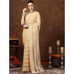 Stylum Striped Zari Net Saree