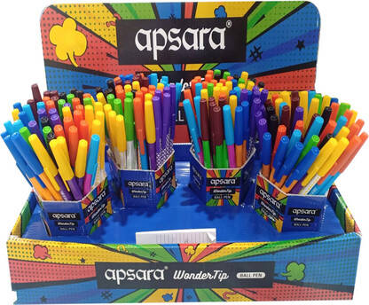 APSARA Grip Ball Pen(Pack of 200, Ink Color - Blue)