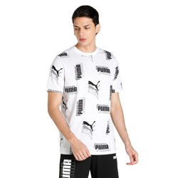 PUMA Men Polyester Regular Fit T-Shirt