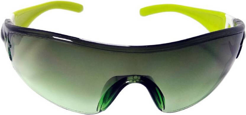 Pass Pass UV Protection Wrap-around Sunglasses (Free Size)(For Boys & Girls, Green)