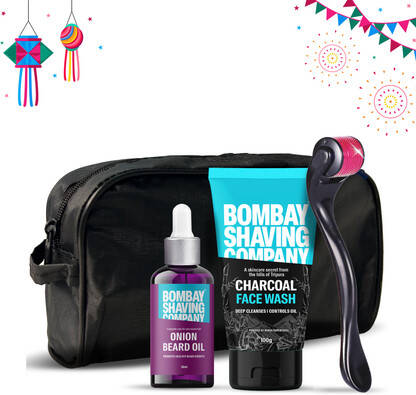 BOMBAY SHAVING COMPANY Beard Growth Kit with Onion Activator) For Fast Beard Growth(3 Items in the set)