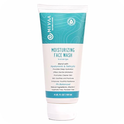 Mivaa Salicylic Acid Face Wash with Niacinamide & Hyaluronic Acid | Triple Action: Fights Acne, Controls Oil, Hydrates Skin | Gel Cleanser for Oily, Acne-Prone Skin | Men & Women | 100ml